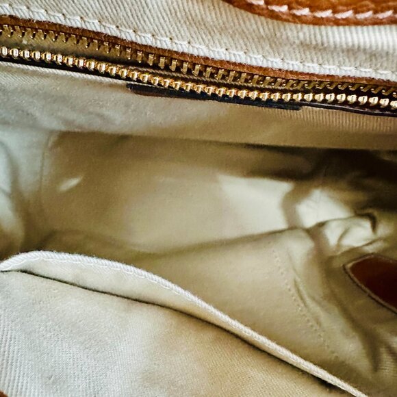 CHLOE FAYE 2-WAY TAN SUEDE AND CALFSKIN LEATHER SHOULDER BAG BACKPACK ITALY main image 12